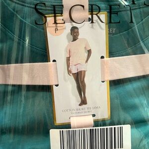 Victoria's Secret Cotton Short Tee- Jama Pajama